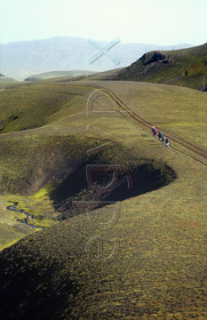 Comp image : torf1009 : The Eldgj&aacute; [Eldgja] valley in southern Iceland, reputedly the longest volcanic fissure in the world