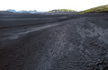 Patterns in volcanic sand, west of the Myrdalsj&ouml; [Myrdalsjokull] icecap, southern Iceland